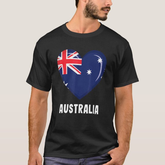 T-shirt Australie Drapeau (Devant)