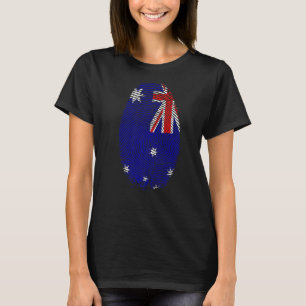 T-shirt Australie Drapeau Empreinte C'est dans mon ADN Cad