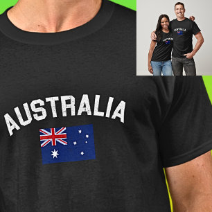 T-shirt AUSTRALIE & Drapeau pour la fête nationale austral