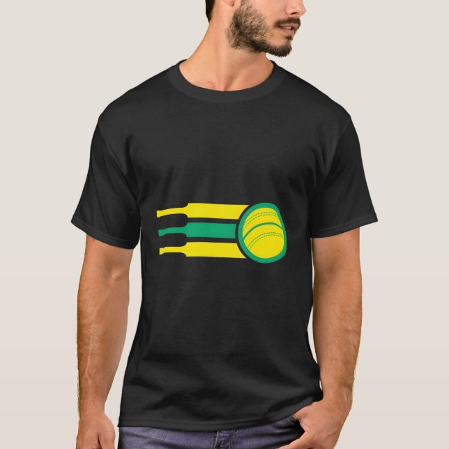 T-shirt Australie Équipe de cricket drapeau australien du  (Devant)