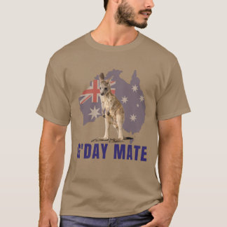 T-shirt Australie Gday Mate Funny Kangaroo Australien