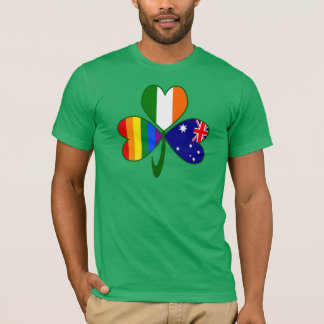 T-shirt Australie Irlande Shamrock Gay pride