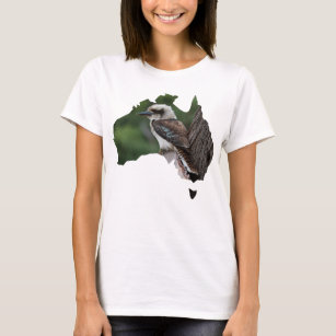 T-shirt Australie : Les rires de Kookaburra dans un arbre