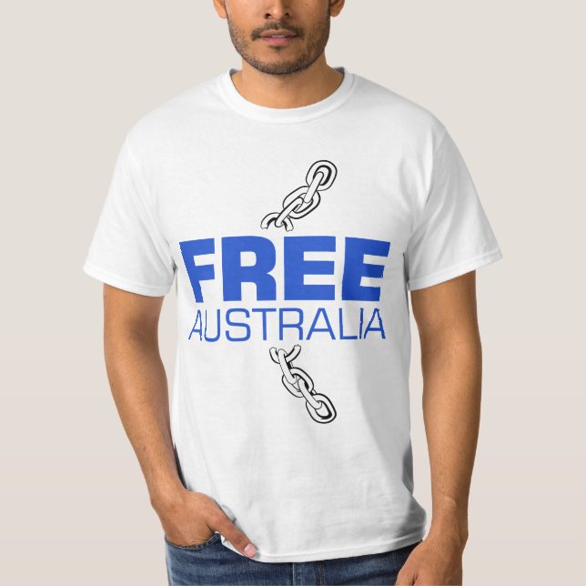 T-shirt Australie libre (Devant)
