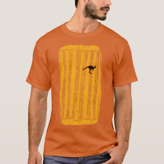 T-shirt Australie Motif autochtone Drum Kangaroo