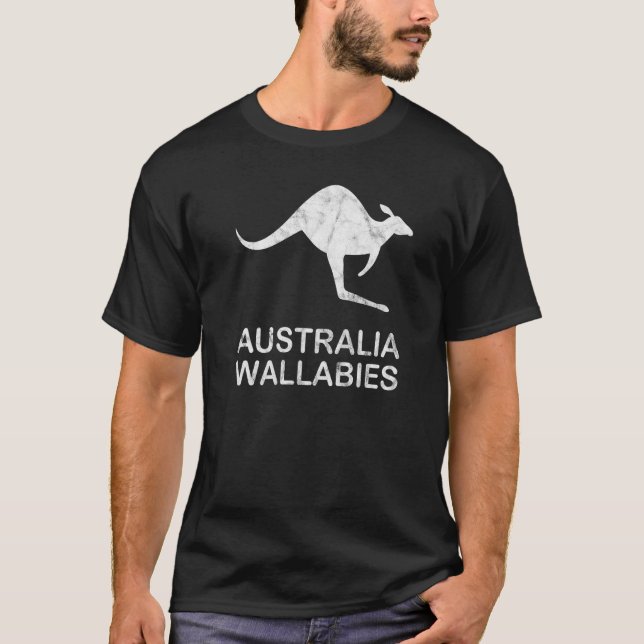 T-shirt Australie Rugby Kangaroo Pride détenue (Devant)