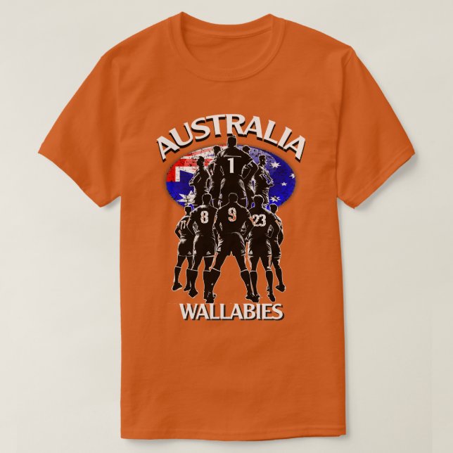 T-shirt Australie Rugby Wallabies (Design devant)