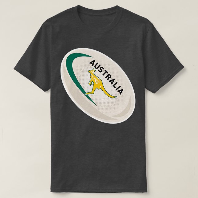 T-shirt Australie Rugby Wallabies Rugby Jersey Australie (Design devant)