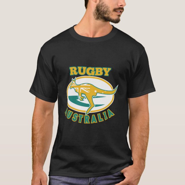 T-shirt Australie Rugby Wallabies Rugby Jersey Australie (Devant)