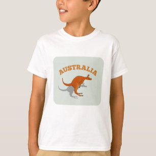 T-shirt Australie, saut Kangaroo