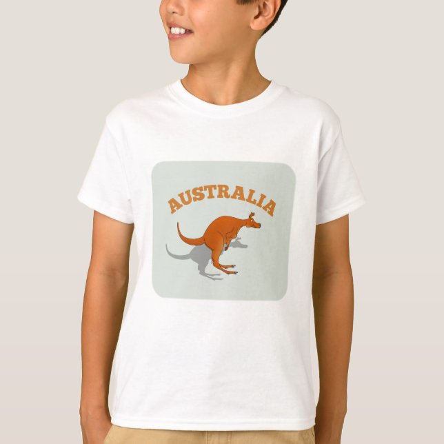 T-shirt Australie, saut Kangaroo (Devant)