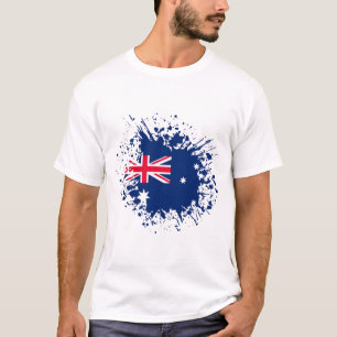 T-shirt Australie Souvenir Landmark, Australie Drapeau Voy