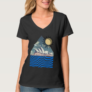 T-shirt Australie Souvenir - Opéra de Sydney - Aussie Ou