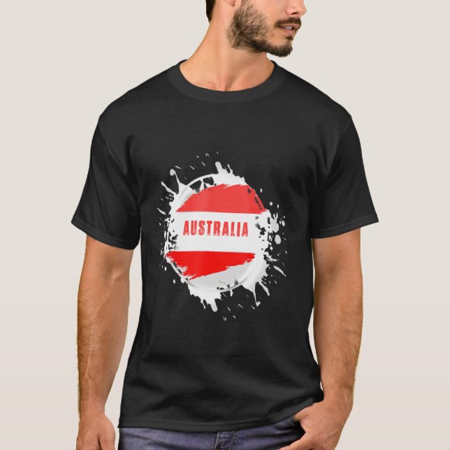 T-shirt Australie Splash (Devant)