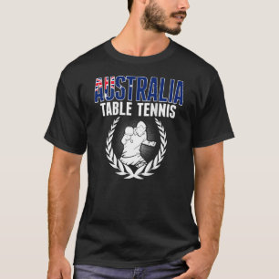 T-shirt Australie Tennis De Table Australian Ping Pong Sup