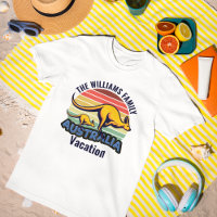 Australie Voyage Cute Kangaroo Sunset Custom