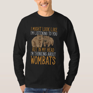T-shirt Australie Wombat Penser Aux Wombats