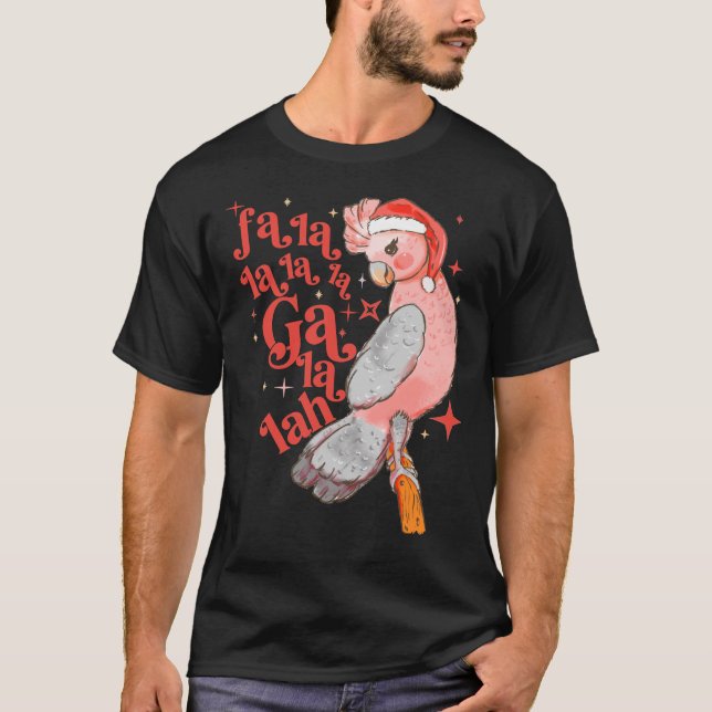 T-shirt Australien amusant Noël vacances mignonne Galah Bi (Devant)