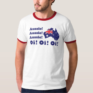 T-shirt australien australien d'Oi Oi Oi Oy Oy