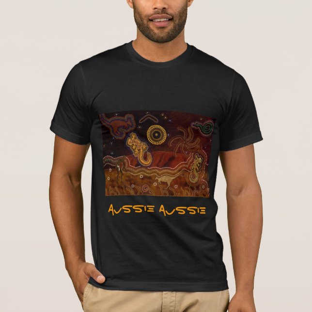 T-shirt Australien Autochtone Tee - shirts de chaleur du d (Devant)