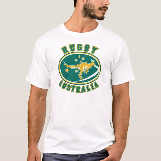 T-shirt Australien de wallaby de kangourou de l'australie (Devant)