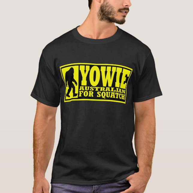 T-shirt AUSTRALIEN de YOWIE POUR SQUATCH - Bigfoot vers le (Devant)