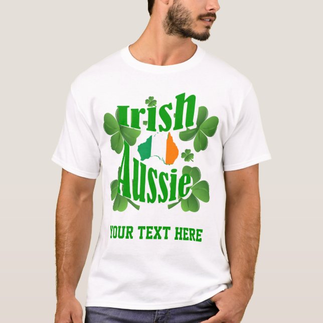 T-shirt Australien irlandais (Devant)