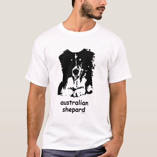 T-shirt Australien Shepard (Devant)