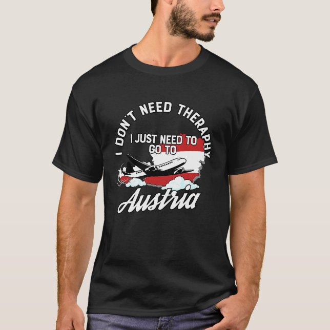 T-shirt Austrian Flag I Austria Flag I Vacation Austria (Devant)
