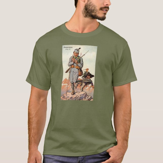 T-shirt Austro-hongrois combattant les Italiens (Devant)