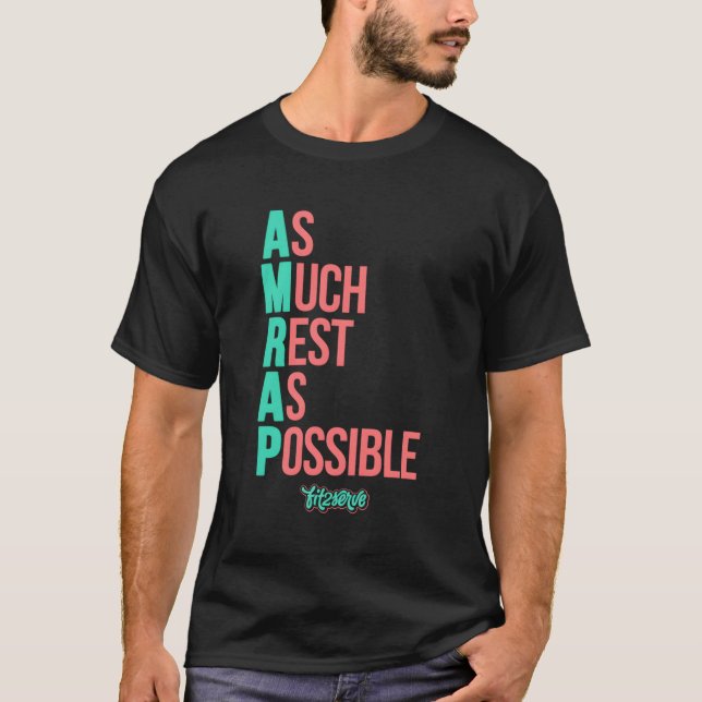 T-shirt Autant De Reste Que Possible Amrap Fit2Sert (Devant)