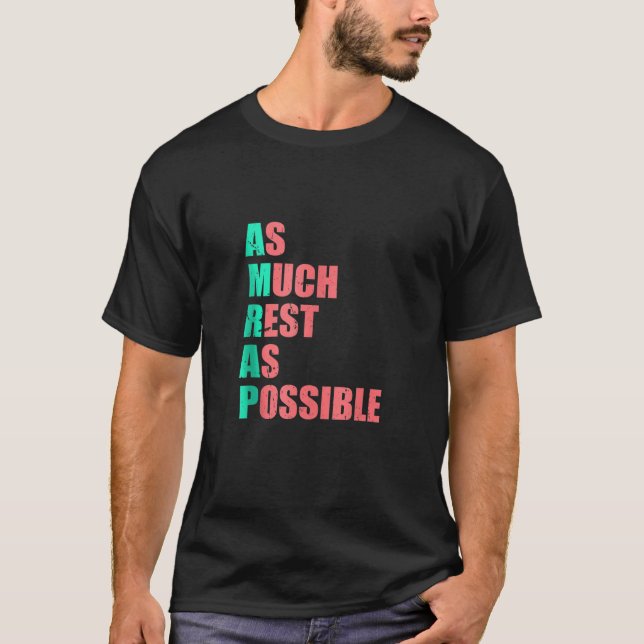 T-shirt Autant De Reste Que Possible AMRAP Funny Tank T (Devant)
