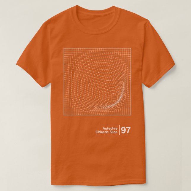 T-shirt Autechre Conception graphique graphique minimale 4 (Design devant)