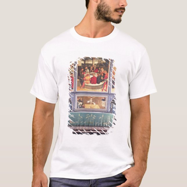 T-shirt Autel avec un triptyque dépeignant (Devant)