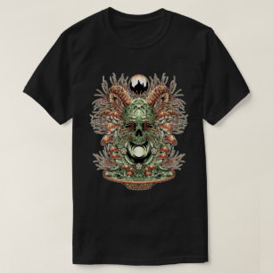 T-shirt Autel crânien psychédélique