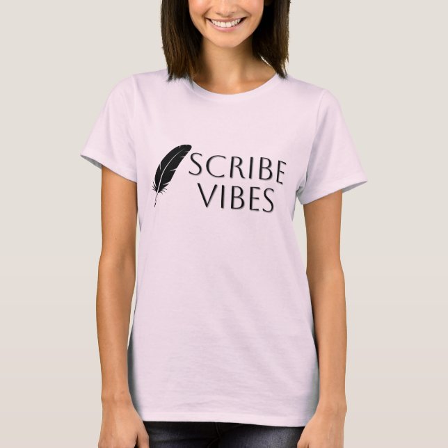 T-shirt Auteur écrivain poète Scribe Vibes  (Devant)