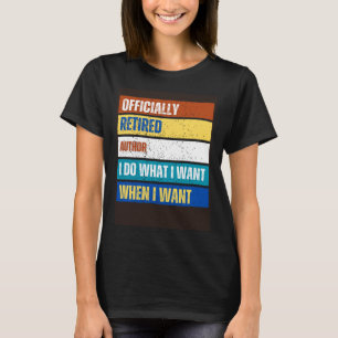 T-shirt Auteur retraité Auteur retraité Auteur retraité