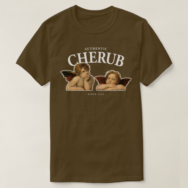 T-shirt Authentic Cherub Retro al Painting (Design devant)