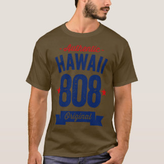 T-shirt Authentic Hawaii 808 Area Code
