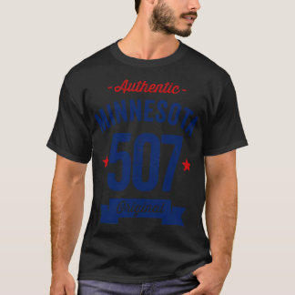 T-shirt Authentic Minnesota 507 Area Code