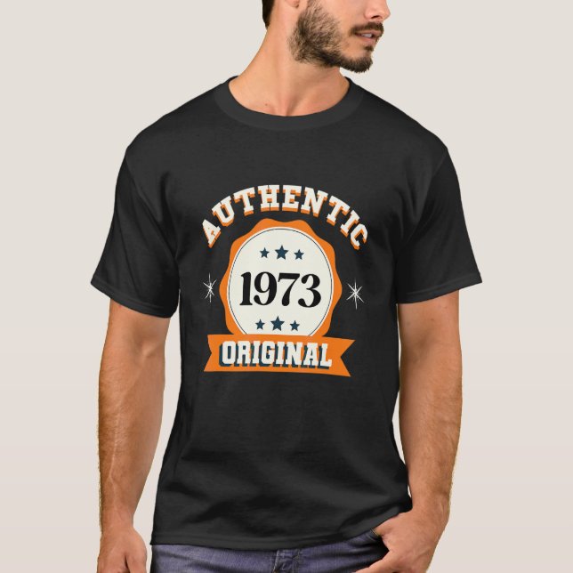 T-shirt Authentique original de 1973 (Devant)