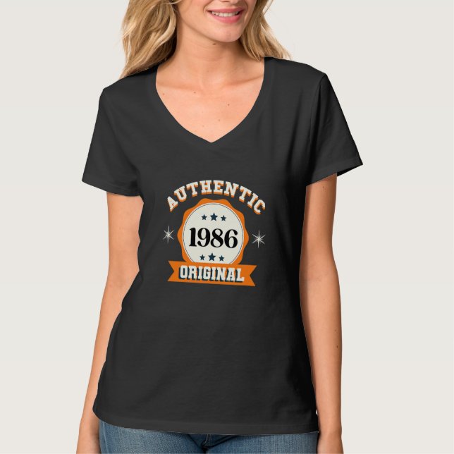 T-shirt Authentique original de 1986 (Devant)