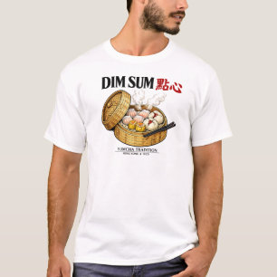 T-shirt Authentique Tee Graphique Yum Cha Dumpling  