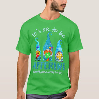 T-shirt Autism Aware Acceptance Women Kid Its Ok To Be