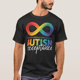T-shirt Autism Awareness Acceptance Infinity Symbol