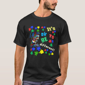 T-shirt Autism Awareness Acceptance Science Ok To Be Diffe