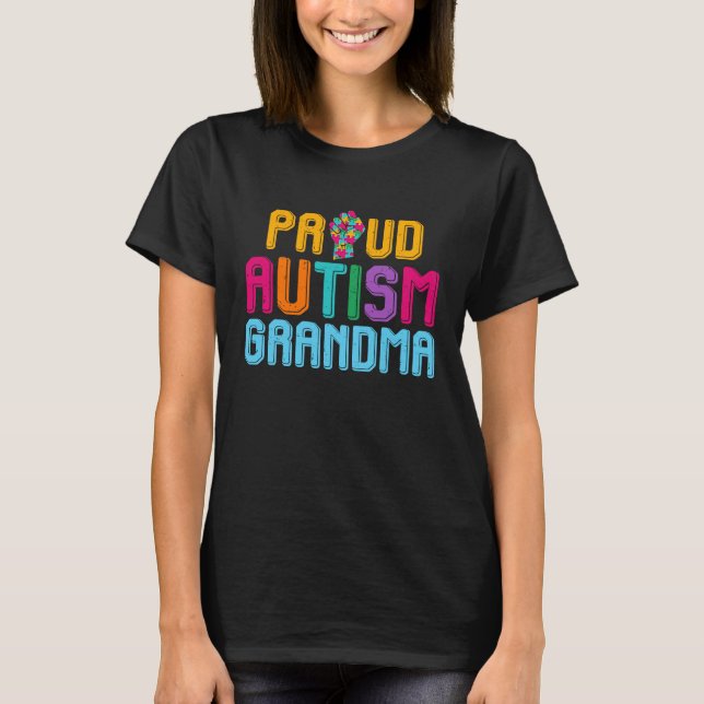 T-shirt Autism Awareness Day Matching Family Proud Autism  (Devant)