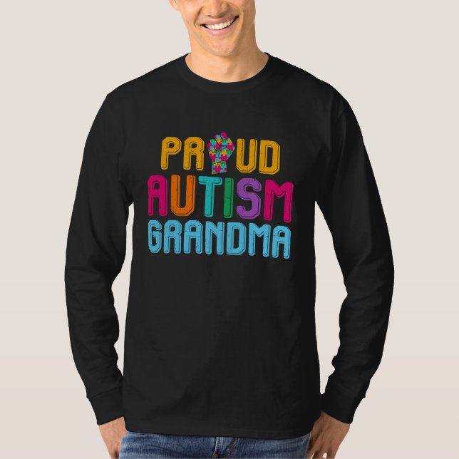T-shirt Autism Awareness Day Matching Family Proud Autism  (Devant)