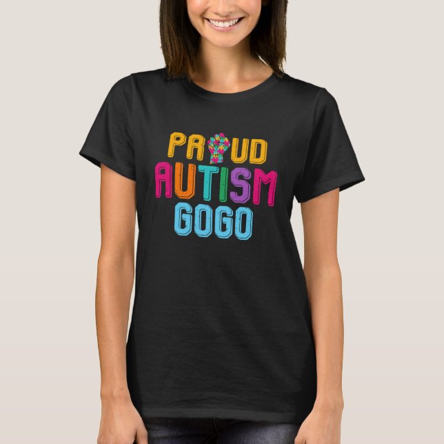 T-shirt Autism Awareness Day Matching Family Proud Autism  (Devant)