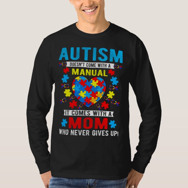 T-shirt Autism Awareness Month Proud Autism Mom Mama Suppo (Devant)